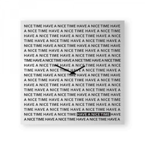 Orologio da muro Nice Time bianco 80x80 cm
