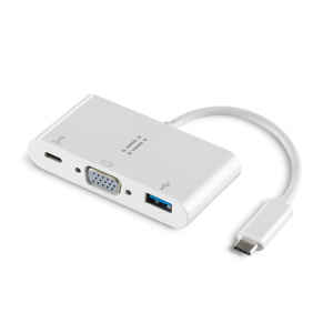 Adattatore USB-C a VGA, USB 3.0, USB-C PD per MacBook e iPad
