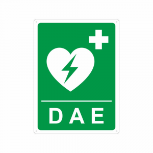 Cartello DAE Defibrillatore