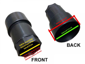 KIT tubo flessibile e Accessori Aspirapolvere e aspiraliquidi WSL ø36 (tubo diametro 32) valido per COMET