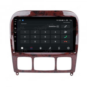 ANDROID autoradio navigatore per Mercedes Classe S W220 S280 S320 S350 S400 S430 S500 S600 S55, Mercedes Classe CL CarPlay Android Auto GPS USB WI-FI Bluetooth 4G LTE