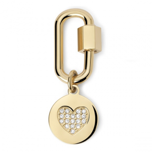 2Jewels Lucchetto Lock 'n' Chain - Ovale Cuore Pvd Gold