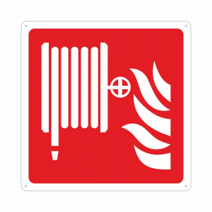 Cartello con simbolo F002 lancia antincendio naspo ISO