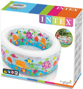 Intex - Piscina Gonfiabile Baby Aquarium Multicolore
