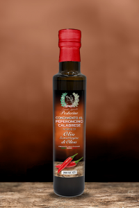 Olio extravergine d'oliva al Peperoncino piccante Calabrese 250ml