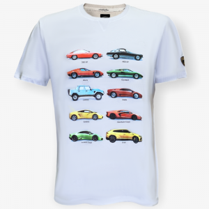 Automobili Lamborghini - T-Shirt Grigio Macchinine