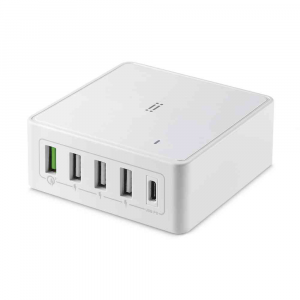 Charging Station Caricatore con Type-C PD + QC 3.0 + 3 USB - 60W Max