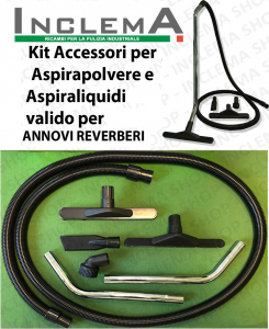 KIT Accessori pour Aspirateur eau & poussières di ricambio valido pour 4700 ANNOVI REVERBERI