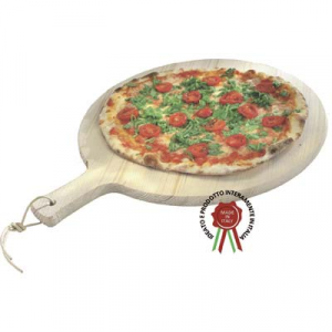 Tagliere legno rotondo CM 34 per pizza antipasti