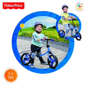 Bicicletta senza pedali Running bike 2 in 1 Fisher Price Azzurro