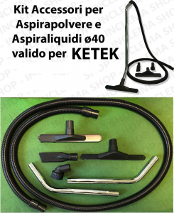 KIT Accessori pour Aspirateur eau & poussières ø40 valido pour KETEK