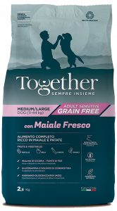 TOGETHER M/L ADULT MAIALE E PATATE  2,5 KG.