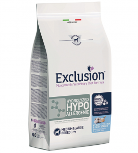  Exclusion - Veterinary Diet Canine - Hydrolyzed Hypoallergenic - Medium/Large - 2kg