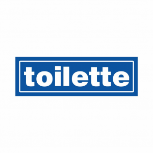 Cartello Toilette