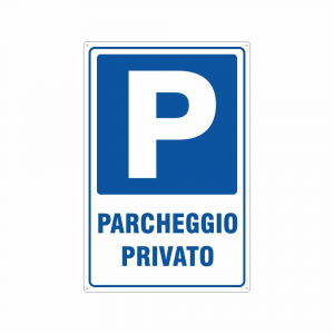 Cartello Parcheggio privato
