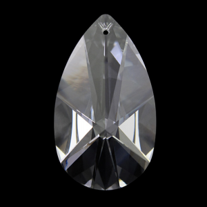 Mandorla Spectra Swarovski taglio a stella da 50 mm, color cristallo.
