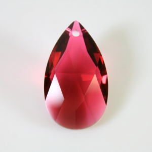 Swarovski pendente mandorla sfaccettata, taglio classico cristallo Bordeaux 28 mm - 8721 -
