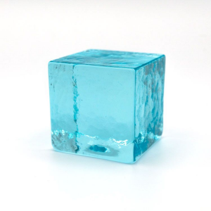 Block brick sanpietrino heavenly transparent Murano glass