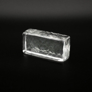 Blocco mini mattone cristallo trasparente vetro Murano
