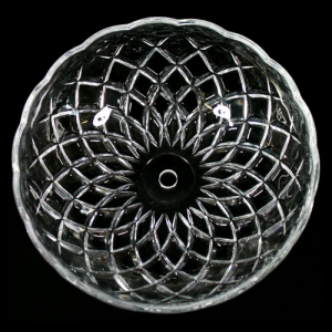 Bobeche lampadari vetro veneziano Ø20 cm foro Ø12 mm NO fori laterali.