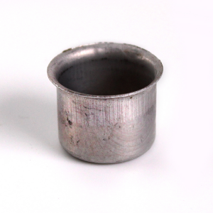 Bossola in alluminio #6 con foro. Misure Ø22,5  per ingessatura lampadari vetro Murano