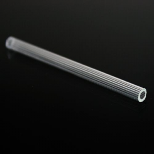 Crystal glass tube length 10 cm Ø6 mm