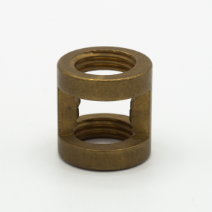 Union sleeve M10x1 Ø18 raw brass