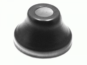 Centratubo a cono in ferro cromabile Ø33x21 mm con foro centrale Ø10,25 mm