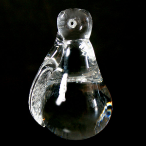 Frutto pendente vetro di Murano. Pera cristallo puro.