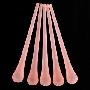 Goccia pendente lampadari 155 mm plastica colore rosa
