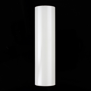 White glass shell for E14 lampholder h120 mm inner diameter 28 mm