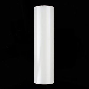 Guscio vetro copri porta-lampada E14 in vetro bianco h120 mm diametro interno 28 mm