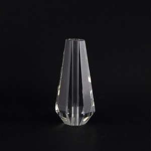 Infilaggio a bottiglia in cristallo molato, Ø360x130mm foro 11 mm per lampadari cristallo