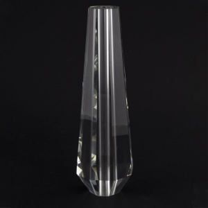 Infilaggio a bottiglia in cristallo molato, Ø60x205 mm foro 11 mm per lampadari cristallo