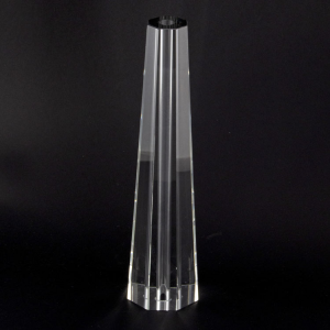 Infilaggio colonna a prisma in cristallo molato Ø60xh260 mm foro 12 mm per lampadari cristallo