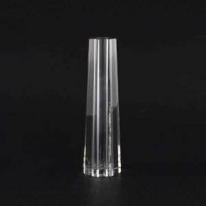 Infilaggio colonna a prisma in vetro cristallino Ø40x150 mm foro 14 mm per lampadari cristallo