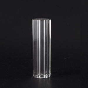 Infilaggio colonna sfaccettata in cristallo molato Ø30x100 mm foro 11,5 mm per lampadari cristallo