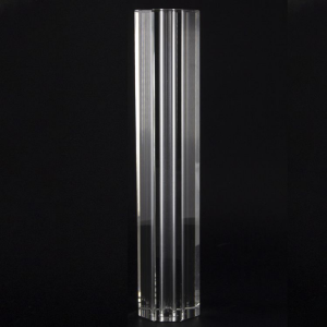 Infilaggio colonna sfaccettata in cristallo molato Ø50x250 mm foro 13,5 mm per lampadari cristallo