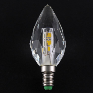 Lampadina E14 led in cristallo luce calda, 5 W 3000K