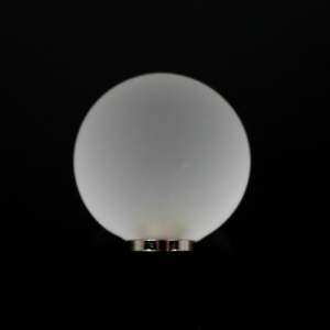 Maniglia pomello sfera color cristallo satinato Ø20 vetro di Murano con filettatura M4 femmina