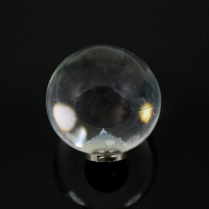 Maniglia pomello sfera cristallo Ø20 vetro di Murano con filettatura M4 Femmina