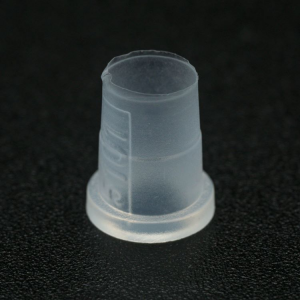 Passacavo alto per tige Ø10 in plastica PE trasparente