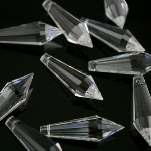 Pendente prisma sfaccettato 38 mm cristallo -Asfour 432-