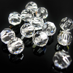Pearl 10 mm faceted crystal -Asfour 1502-