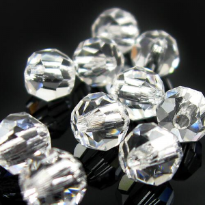 Perla 14 mm sfaccettata cristallo -Asfour 1502-