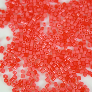 Perline di conteria rosso corallo Ø2,5 mm vetro di Murano