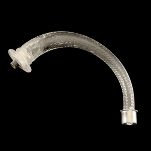 Ricambio braccio 15 cm in giù per lampadario vetro Murano trasparente