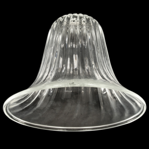 Ricambio tazza porta lampada in vetro di Murano Ø14,5 cm cristallo trasparente Rigadin