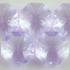 Swarovski - Cristallo ottagono doppio foro Violet 14 mm - 8116 -