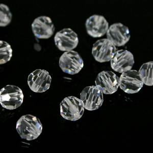 Swarovski - Perla sfaccettata Ø 6 mm cristallo colore puro - 8502 -